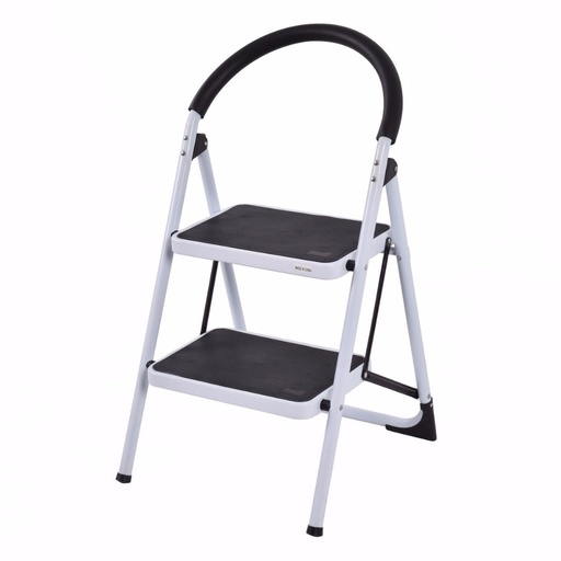 [32848587379] Giantex 2 Step Ladder Folding Stool Portable Heavy Duty 330Lbs Capacity Chairs Industrial Lightweigh