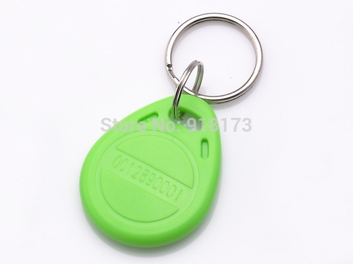 [32236398056] 100pcs/lot 125Khz RFID Proximity tag Keyfob token Access Control Rfid key fob green
