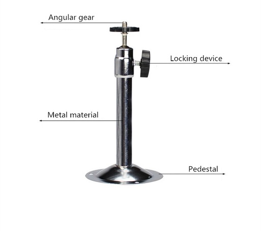 [32934311751] The Monitoring Camera Bracket Type I Hoisting Camera Electroplating Bracket Is 18CM CCTV Accessories