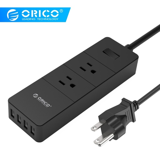 [32817796943] ORICO 4 USB Surge Protector Power Strip Socket for Smartphone Intelligent Recognition Patch Board 