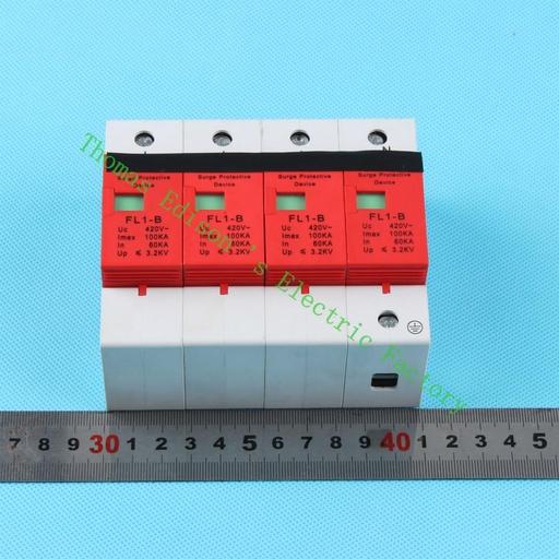 [2010477620] DMWD SPD 4P 60KA~100KA D ~420VAC Household Surge Protector Protective Low-voltage Arrester Device