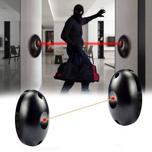 [32951597763] 12V-24V Active Photoelectric Single 1 Red Beam Alarm Clock Sensor Barrier Detector For Gate Door Win