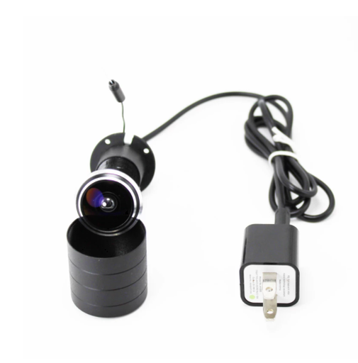 [V380] V380 Door Eye Hole Security 1080P HD 1.7mm Lens Wide Angle FishEye CCTV Network Mini Peephole Door WifI Camera P2P ONVIF