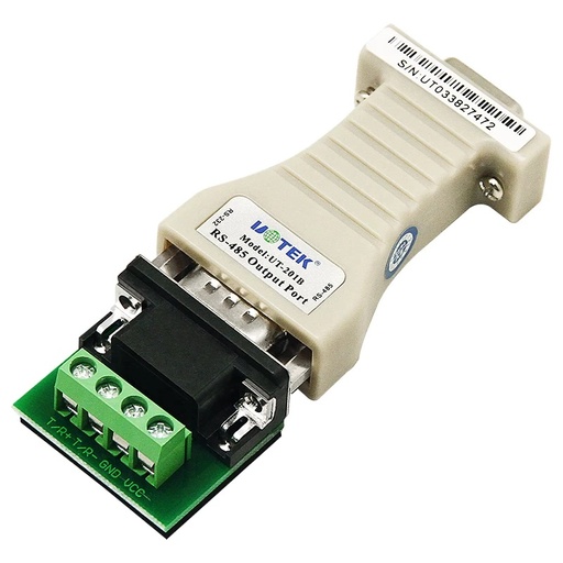 [UT-201B] UTEK UT-201B RS232 to RS485 Converter COM DB9 Industrial-grade Two-way Transmission 1.2KM Communication Protocol No Need Power