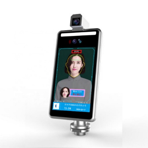 [WCAM101119340198] 1080P HD Auto Alarm Body Temperature Measuring Devices Face Recognition Terminal Access Control System for School