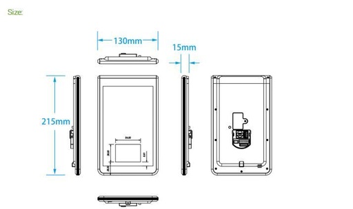 [WCAM101119340431] Outdoor Display Screen Advertising Display Screen Facial Recognition Module