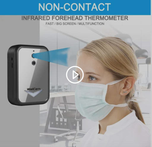 [WCAM101119340524] Battery Hands Free Public Use Temperature Measurement Forehead High Temperature Detection