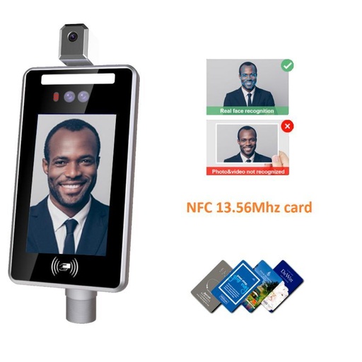 [WCAM101119340628] High Accuracy Access Control NFC Card Reader Facial Recognition System